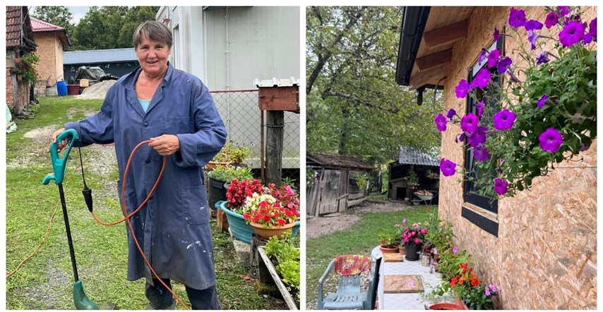 Mira iz Majskih Poljana još živi u kontejneru, ali uređuje okućnicu i sadi cvijeće