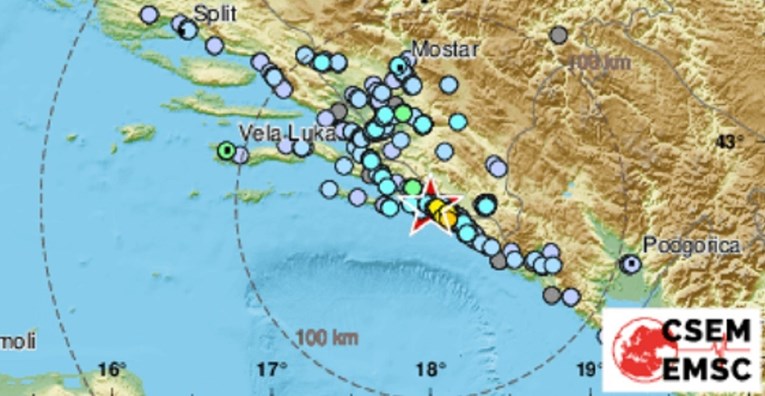 Potres magnitude 4.1 pogodio dubrovačko područje: "Bilo je kratko, ali žestoko"