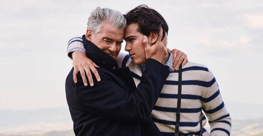 Pierce Brosnan (70) sa sinom Parisom (22) snimio modnu kampanju, ljudi su oduševljeni