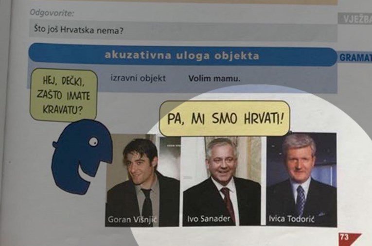 Sanader i Todorić i dalje primjeri Hrvata u udžbeniku hrvatskog za strance