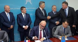 U Splitu potpisan ugovor za izgradnju tunela Kozjak, stigao i Plenković