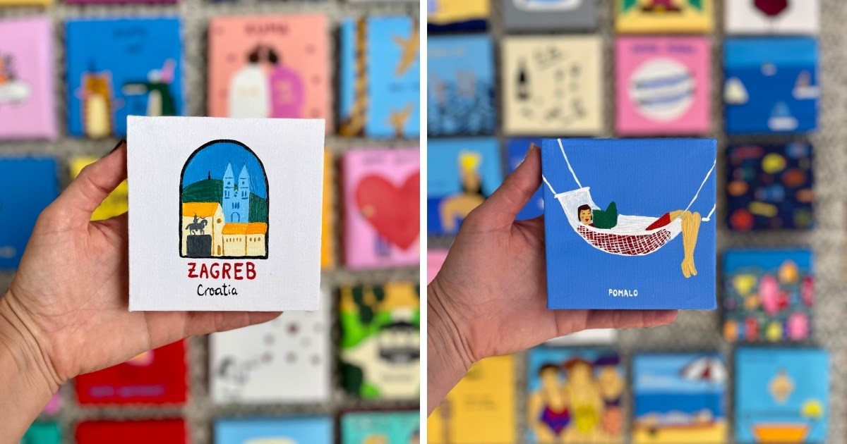 Mnogi ih kupuju za poklon: Upoznajte domaći zaigran brend koji oslikava mini platna