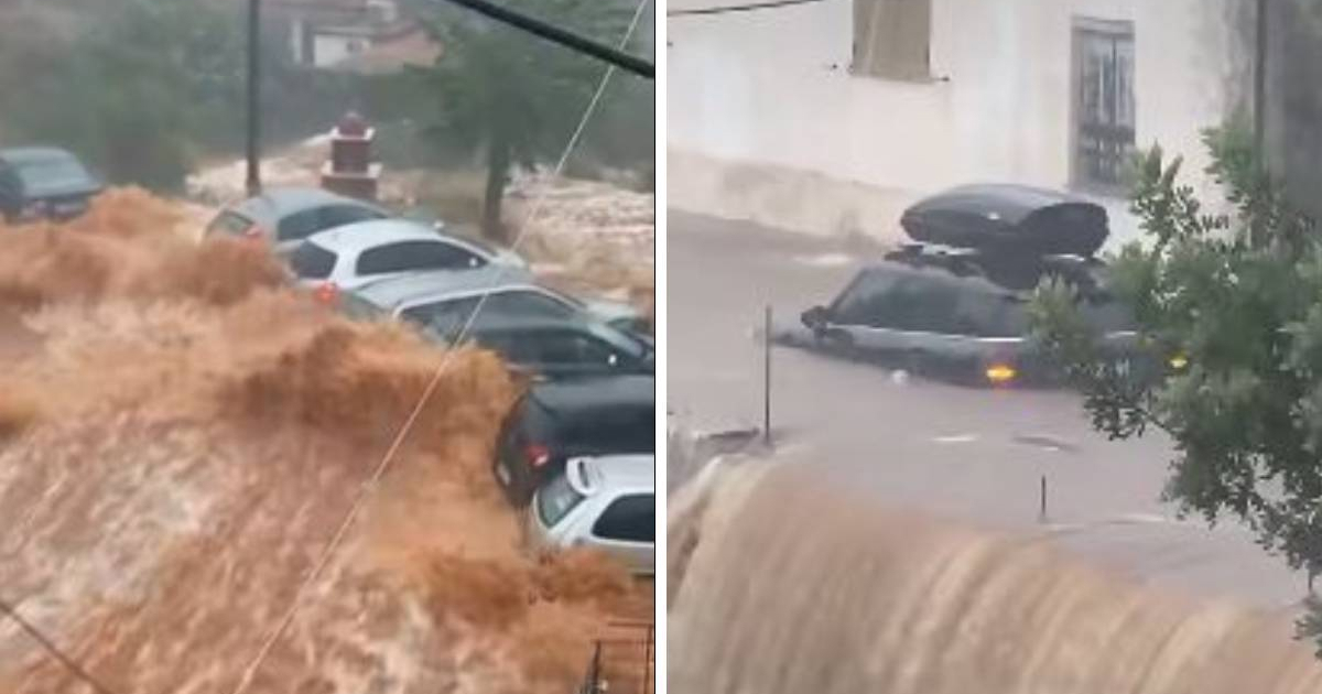 VIDEO Veliko nevrijeme u Grčkoj. Munja ozlijedila ženu, bujice nosile aute...