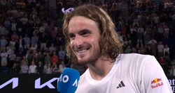 VIDEO Tsitsipas na Australian Open pozvao slavnu glumicu i oduševio gledatelje