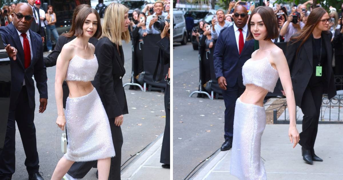 Lily Collins zabrinula fanove izgledom na Tjednu mode u New Yorku