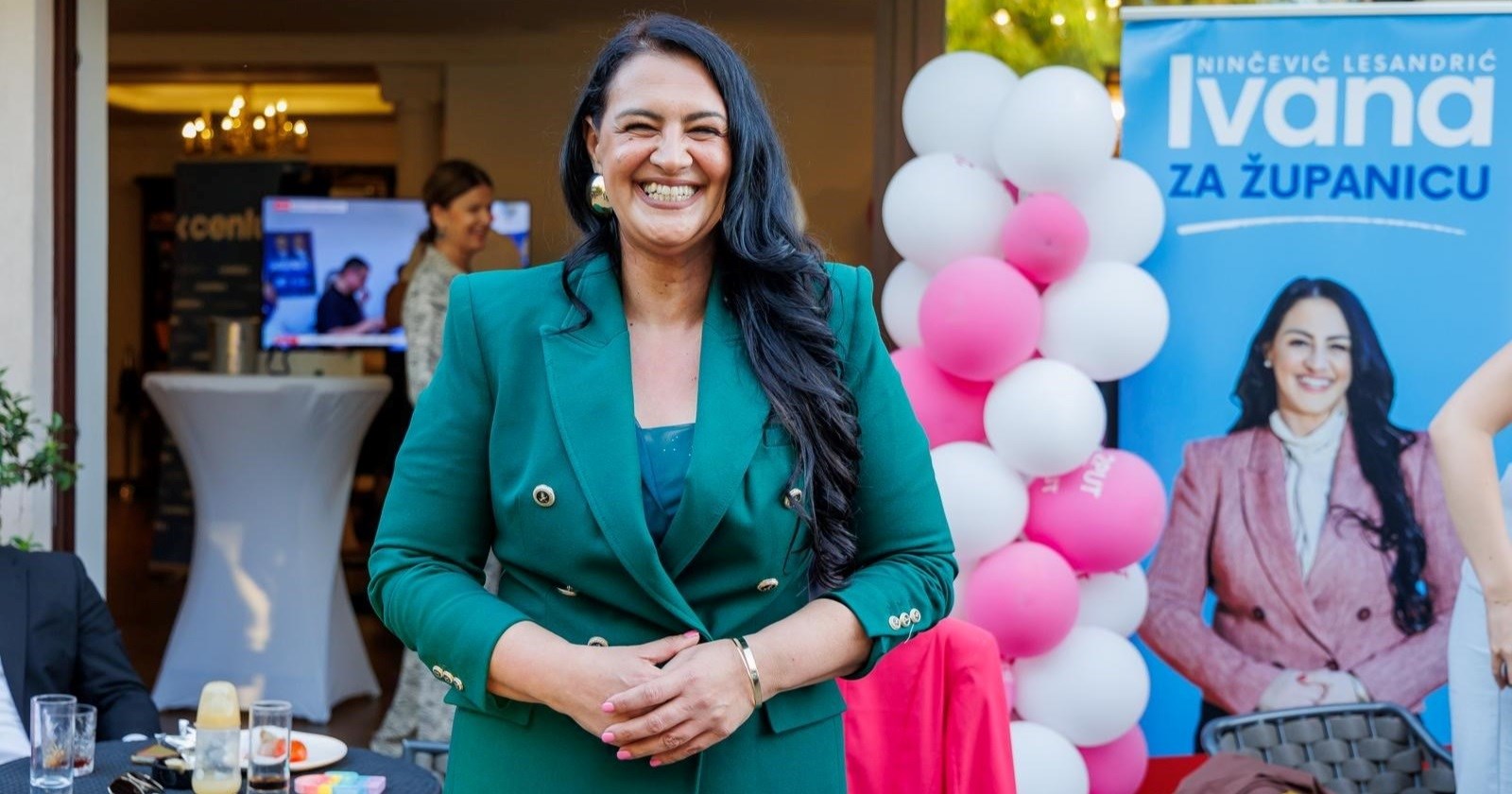 Ivana Ninčević Lesandrić s osmijehom na licu u stožeru Centra (unatoč rezultatima)