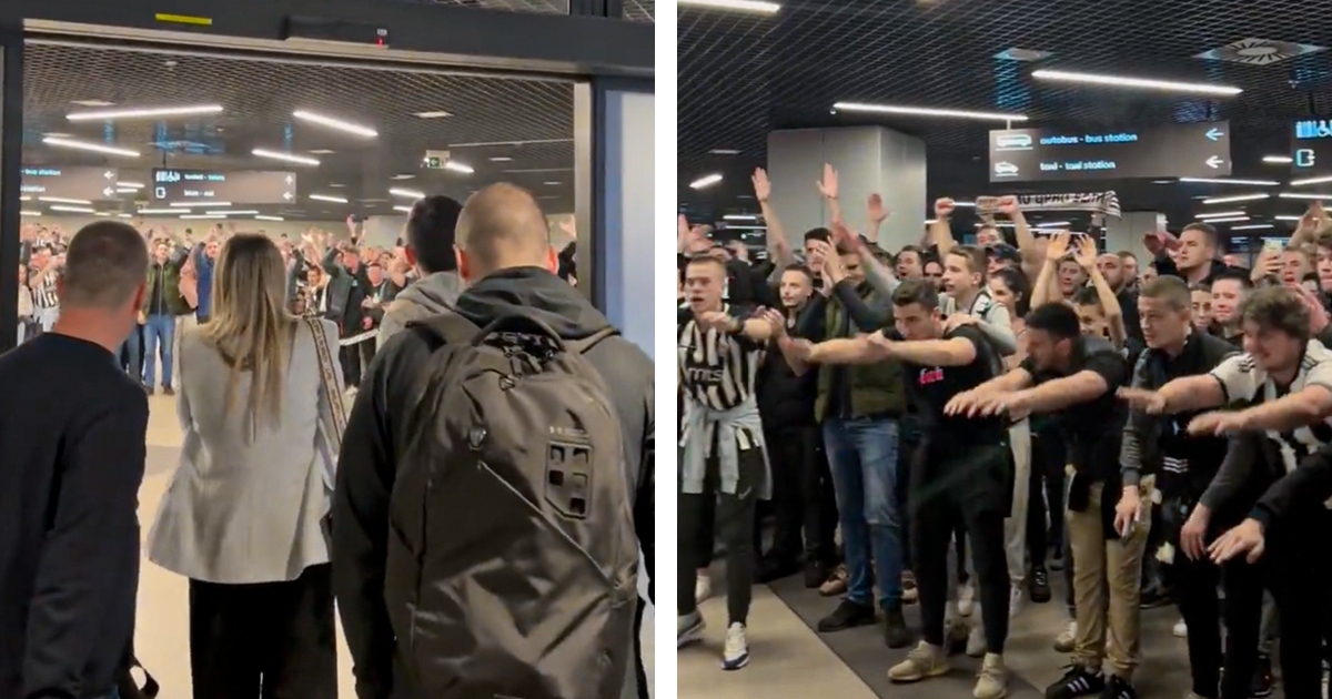 VIDEO Partizan je izgubio nemoguće. Ovako su ga dočekali navijači