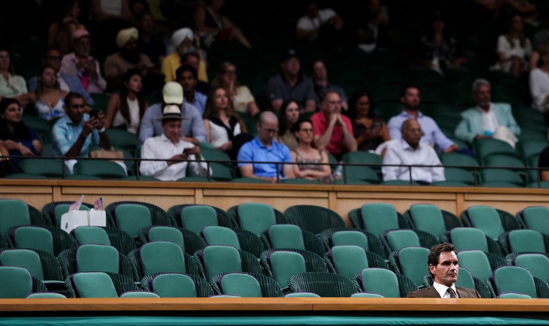 Širi se fotka Rogera Federera na Wimbledonu i totalni je hit