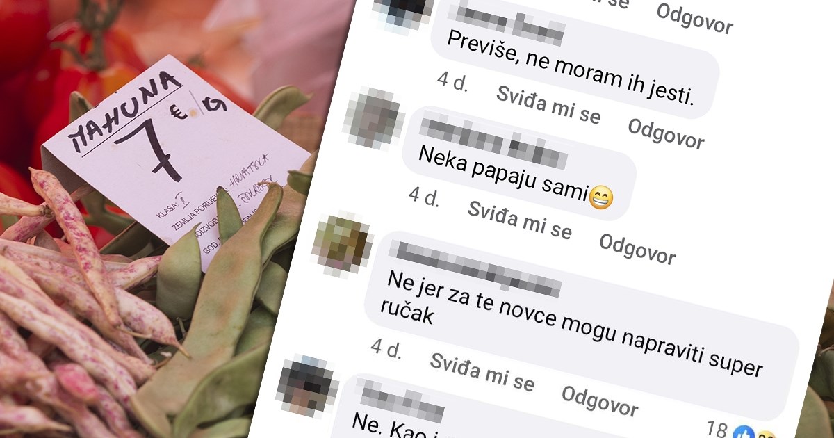 Čitatelji o pretjeranoj cijeni mahuna: "Za te novce kupim 2 kile mesa i svi siti"
