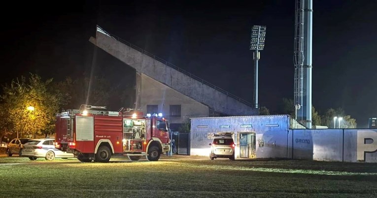 Zapalio se reflektor na stadionu nakon utakmice Vukovar - Rijeka?