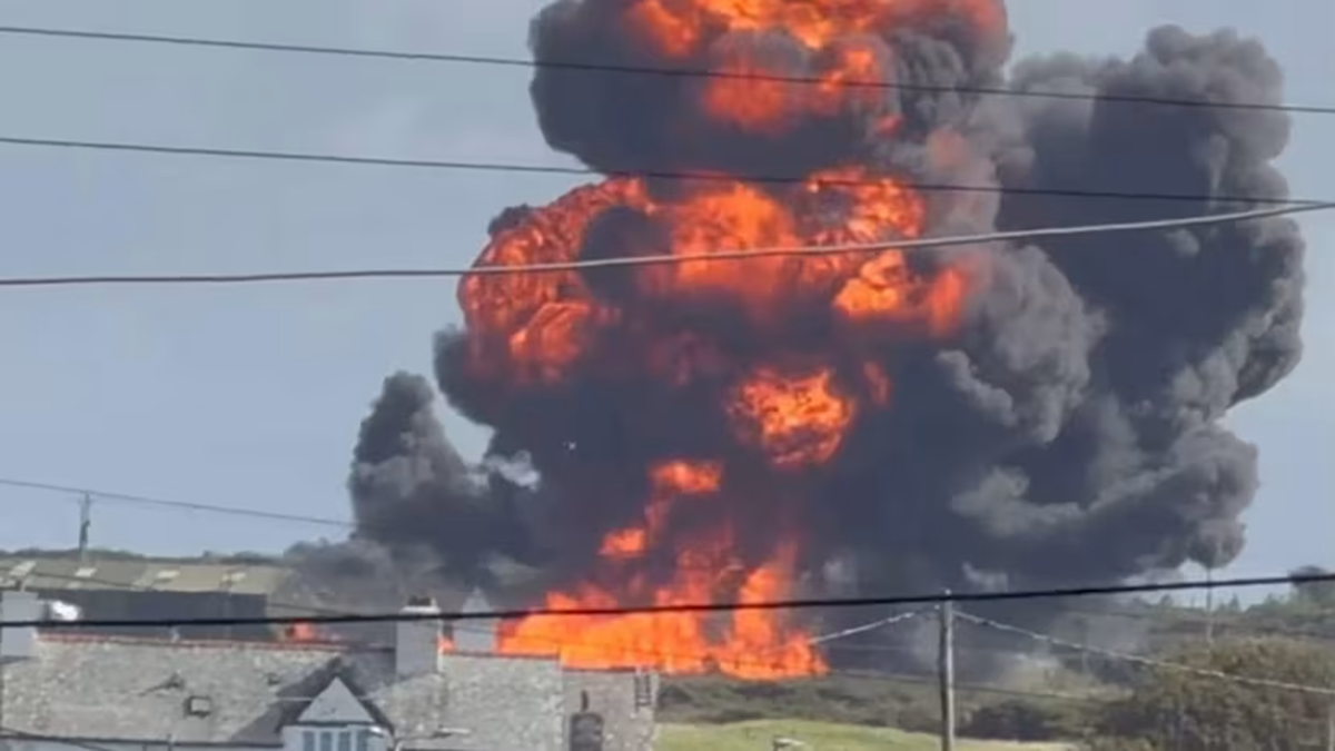 VIDEO Srušio se britanski vojni avion