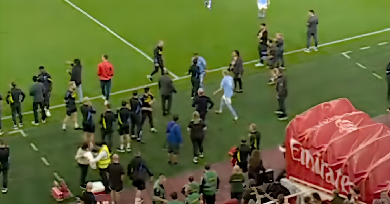 VIDEO Kaos na derbiju Arsenala i Cityja. Guardiola: Ne želim reći što se dogodilo