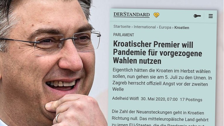 Austrijski list: Plenković raspisao izbore prije ekonomskog sloma na jesen