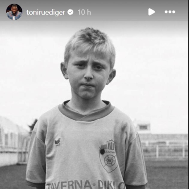 FOTO Rüdiger Modriću napisao emotivnu poruku pa objavio njegovu fotku iz djetinjstva