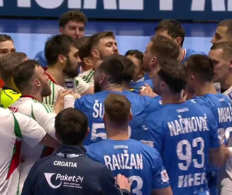 Pogledajte sukob rukometaša Hrvatske i Mađarske nakon utakmice