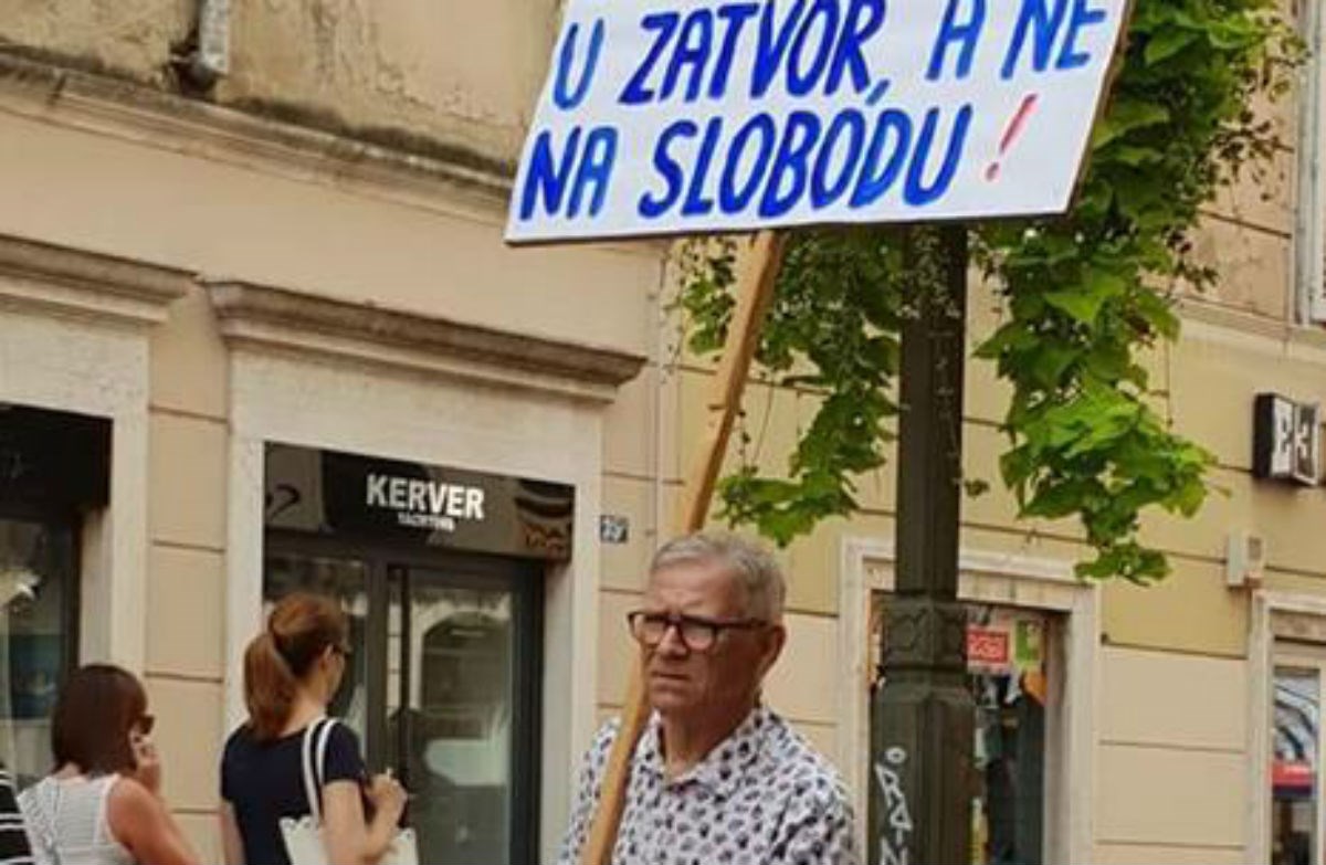 Pomagao je čovjeku s križem, sad prosvjeduje u Rijeci: "Kruljca u zatvor!"