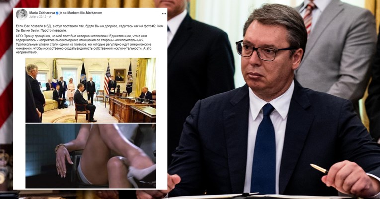 Ruska glasnogovornica sprdala Vučića na Fejsu, on uzvratio: Primitivno i vulgarno
