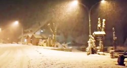 VIDEO U Gorskom kotaru pada snijeg