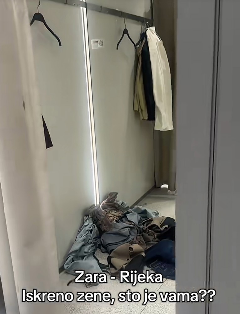 VIDEO Riječanka pokazala što kupci ostavljaju u kabinama: "Žene, što vam je?"