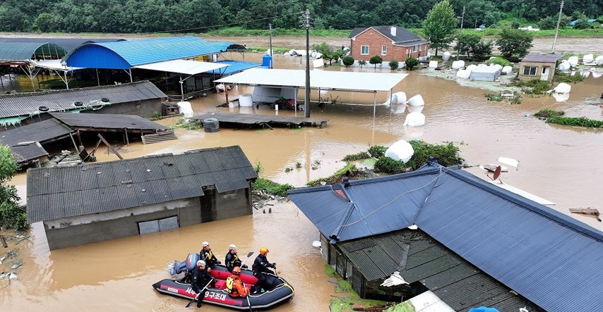 Nakon Japana tropska oluja izazvala ogromne poplave i evakuacije u Južnoj Koreji