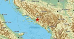 Kod Mostara zabilježen potres magnitude 2.5