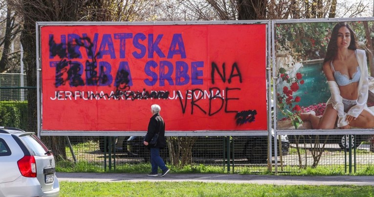 SDSS: Plakati "Hrvatska treba Srbe" uništavaju se monstruoznim porukama mržnje