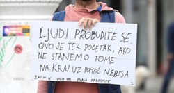 Grupa antivaksera prosvjedovala u Zagrebu: "Cijepi si mamu, mene nećeš"