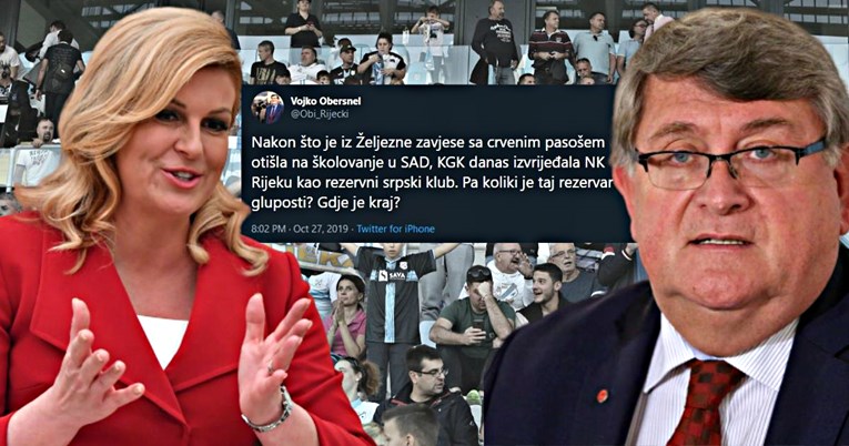 Kolinda komentirala NK Rijeku. Obersnel: Koliki je taj rezervar gluposti?