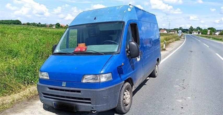 FOTO Vozaču u Bjelovaru oduzet kombi, a dobio je i kaznu od čak 12.000 eura
