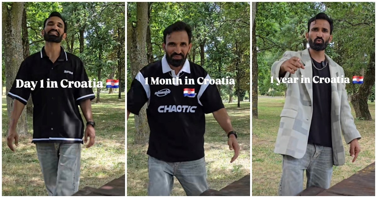 Indijac pokazao kako se prilagodio životu u Hrvatskoj pa zapjevao Thompsona