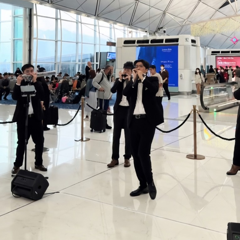 Kinezi u zračnoj luci u Hong Kongu izveli balkanski hit, Srbi oduševljeni