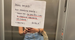 U liftu jedne zgrade u Zagrebu osvanula zanimljiva poruka nemarnim susjedima
