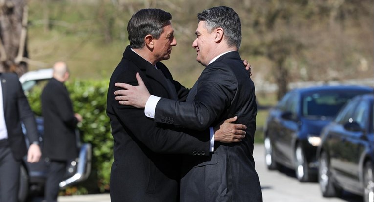FOTO Milanović u prvom predsjedničkom posjetu, u Sloveniji ga dočekao Pahor