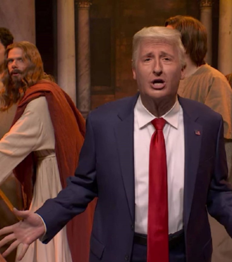 "Ovo je tako sotonistički": SNL izazvao bijes gledatelja scenom s Trumpom i Isusom