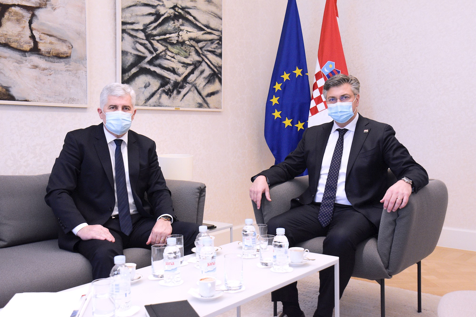 Plenković primio Čovića. Uopće ne spominju skandaloznu izjavu o Republici Srpskoj