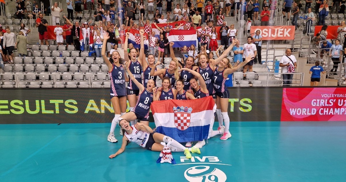 Mlade hrvatske odbojkašice ušle među osam najboljih na svijetu