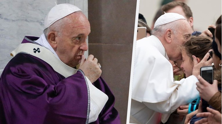 Papa otkazao misu jer mu nije dobro. Jučer je ljubio ljude po Rimu