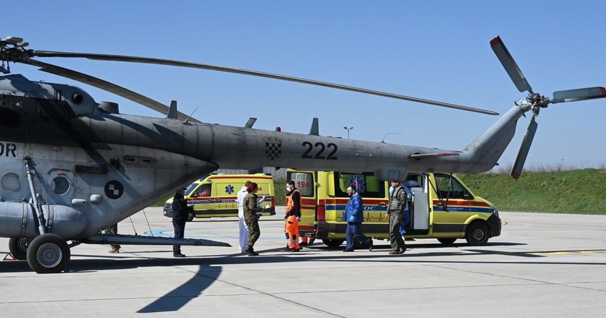 Vojnim helikopterom u Hrvatsku stiglo još troje ozlijeđenih u požaru u Makedoniji