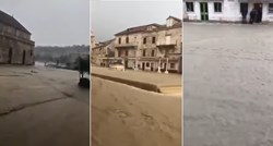 VIDEO Jako nevrijeme u Hvaru, gradske ulice pod vodom, munja udarila u kuću
