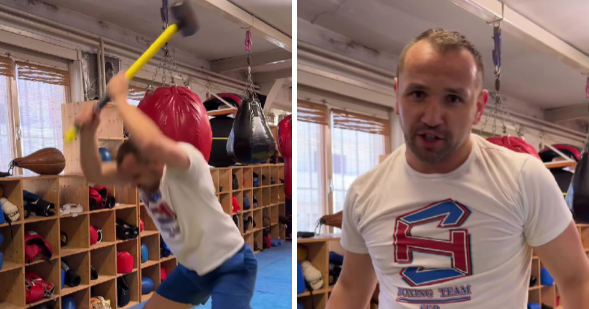 Sep odgovorio Vasi: Čuo sam da bacaš čekiće. Moj čekić je malo jači, znaš?