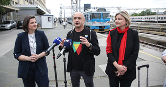 Možemovci u kampanju za EU izbore ušli putovanjem vlakom
