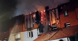 VIDEO U Zaprešiću gorjele kuće u nizu, požar je pod kontrolom