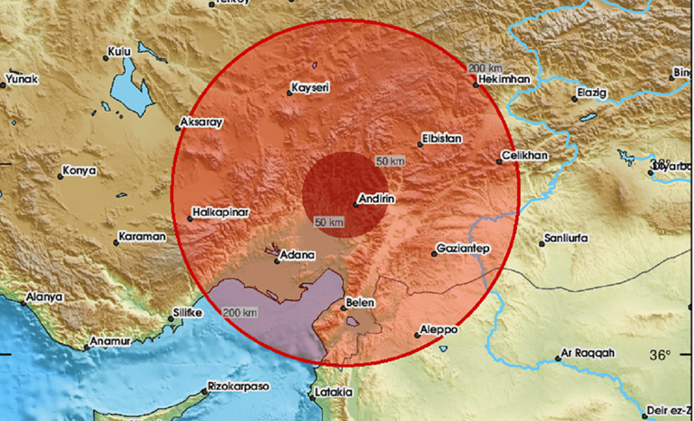 Potres u Turskoj od 4.1 po Richteru