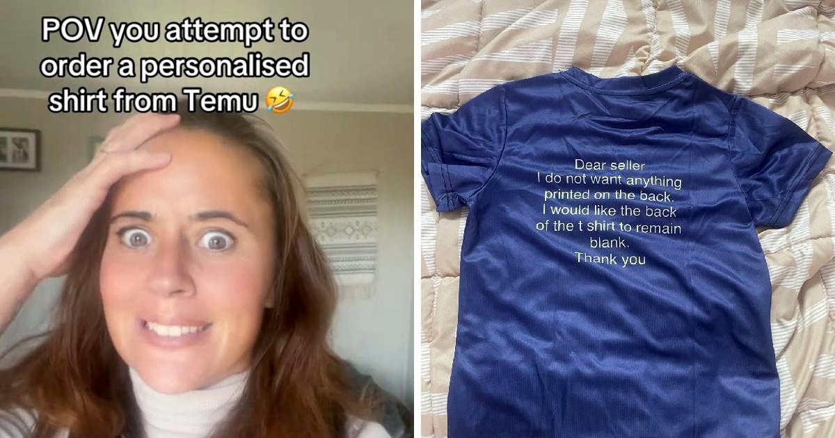 Naručila na Temuu personaliziranu majicu za sina pa umrla od smijeha kad je stigla