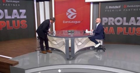 Srpska legenda hrvatske košarke klanjala se igraču Zvezde u studiju