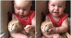 Snimka bebe i mačke razbjesnila ljude na internetu: To nije igračka