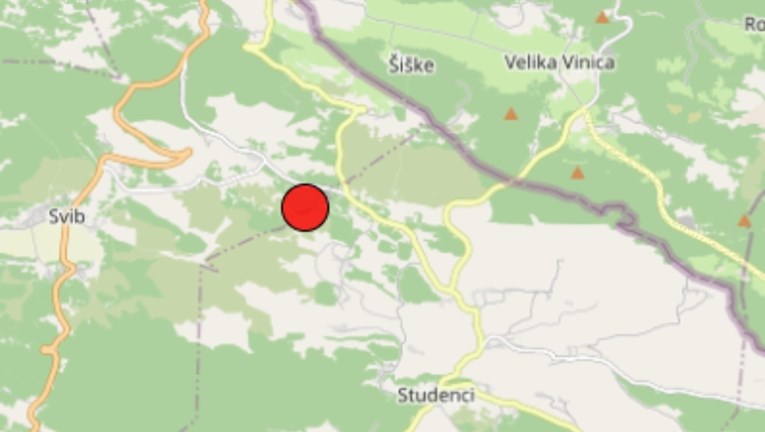 Potres magnitude 2.8 kod Aržana