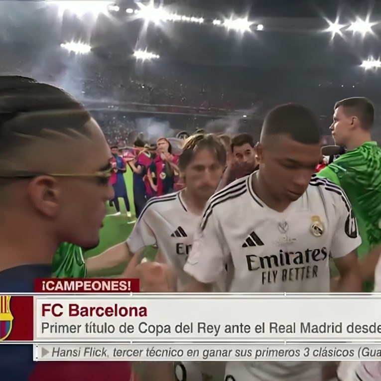 Modrić zadnji kroz špalir. Pogledajte kako su igrači Barce odali počast Realu