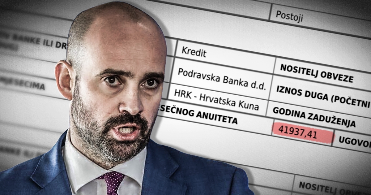Paladina objavio imovinsku karticu: Mjesečno plaća kredit preko 50 tisuća kn