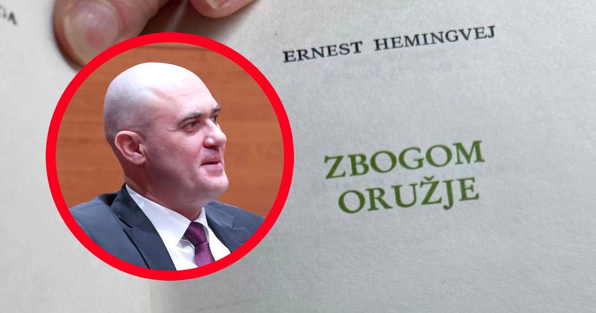 Marijana Puljak dala Dabri knjigu Zbogom oružje. Vratio ju, kaže da ne zna srpski